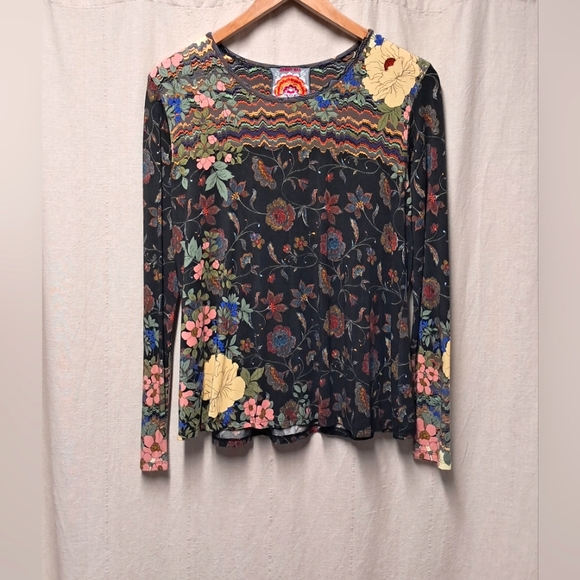 Johnny Was Floral Long Sleeved Top Size XS - Picture 1 of 3